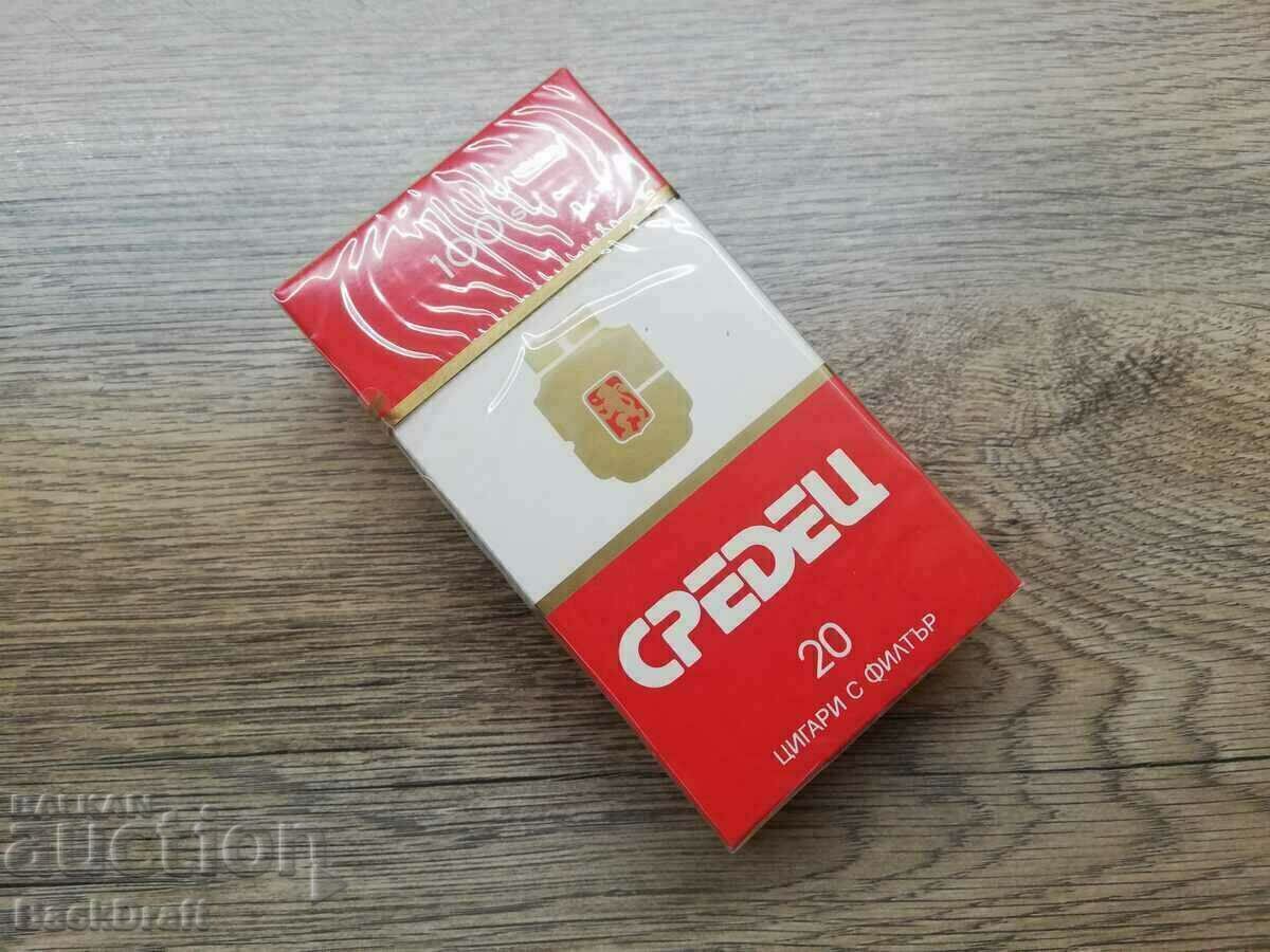 "SREDETS" CIGARETTES 100 BULGARTOBAC FULL UNPRINTED BOX - 6