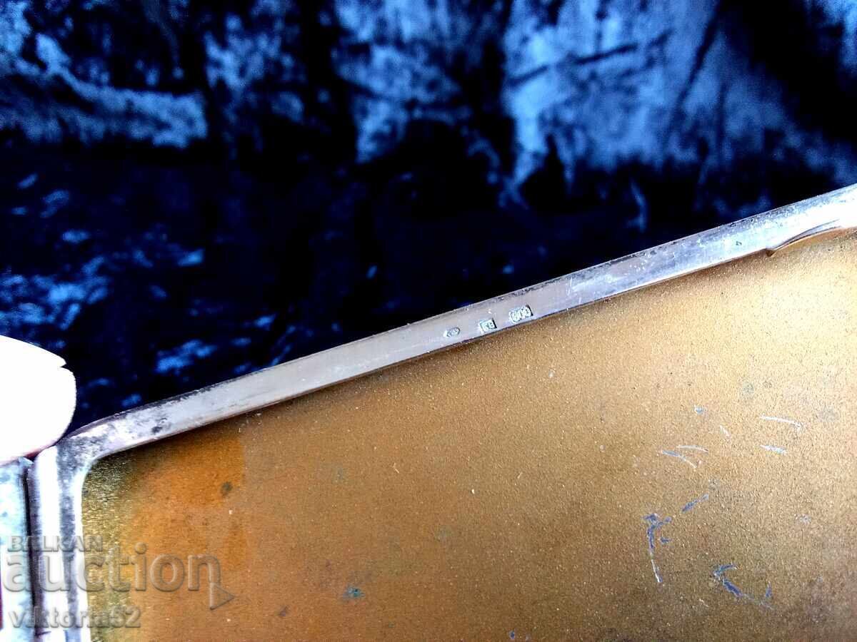 silver cigarette case 115g - 5