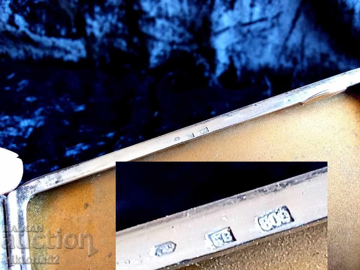 silver cigarette case 115g - 7