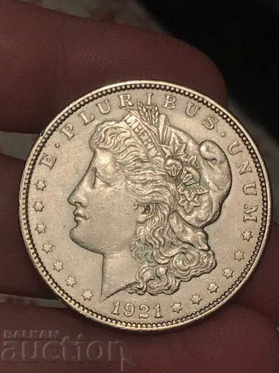 ΗΠΑ Αμερική 1 Morgan Dollar 1921 Liberty Silver με τιμή € 54.00 | 105.61 BGN ΗΠΑ Αμερική 1 Morgan Dollar 1921 Liberty Silver με τιμή € 54.00 | 105.61 BGN