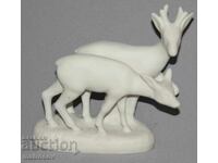 Old porcelain deer doe figurine