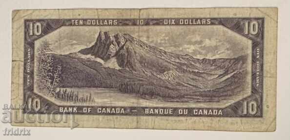 Canada 10 dolari / Canada 10 dolari 1954 NI - 2 cu preț 70.00 BGN | € 35.79