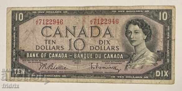 Canada 10 dolari / Canada 10 dolari 1954 NI - 2