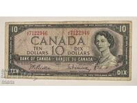 Canada 10 dollars / Canada 10 dollars 1954 US - 2