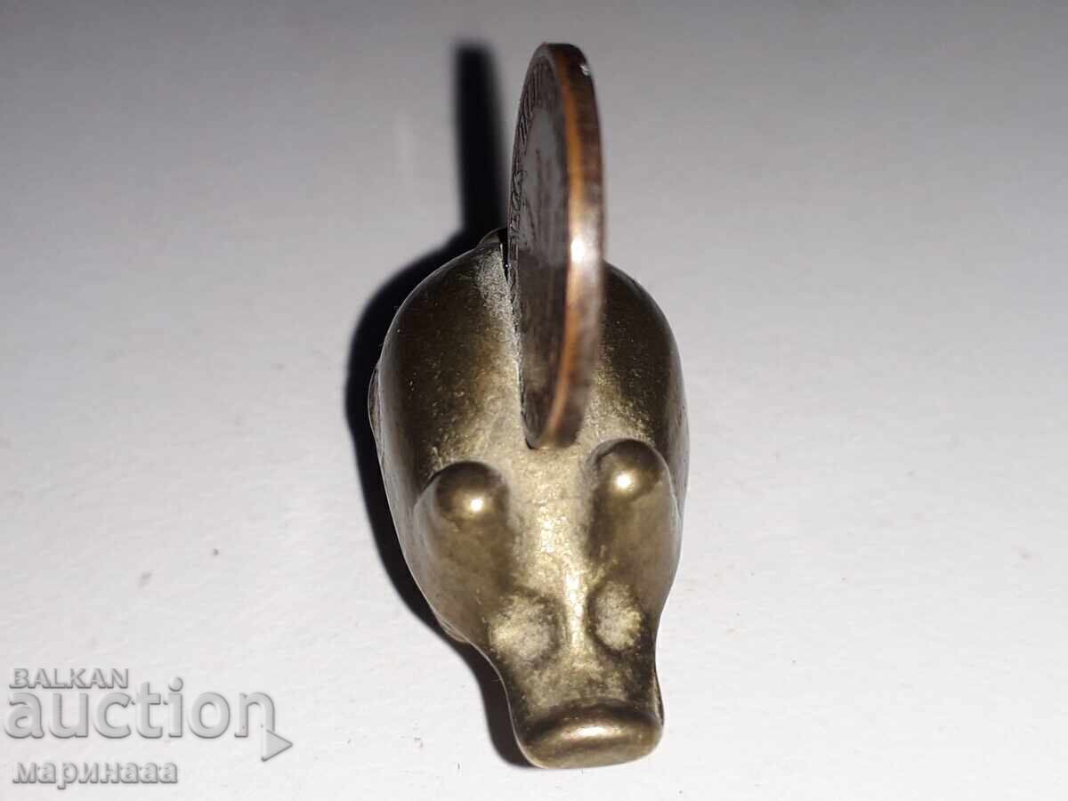 Auction MASSIVE MINI-FIGURE. BRASS Auction MASSIVE MINI-FIGURE. BRASS