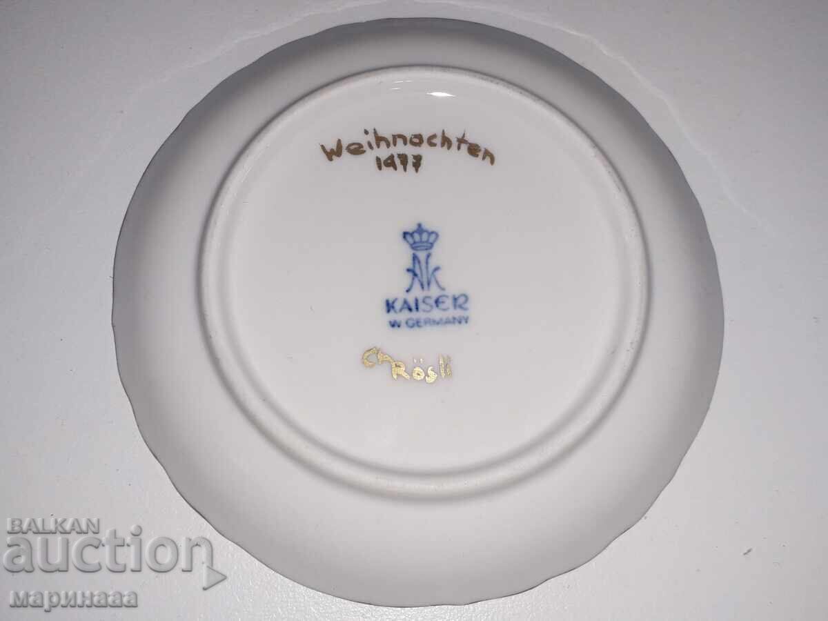 Auction DECORATIVE PLATE ''KAISER'' Auction DECORATIVE PLATE ''KAISER''