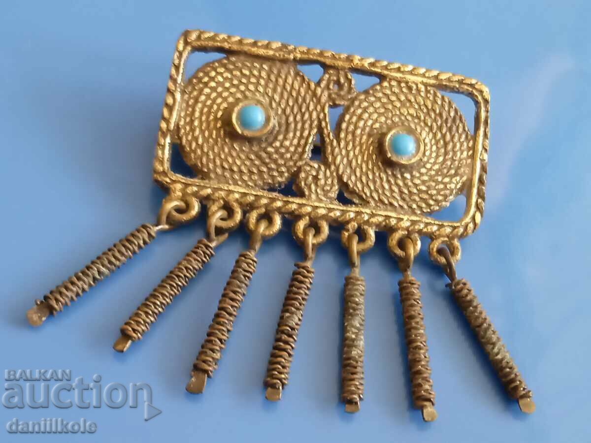 *$*Y*$* VERY OLD BLOOD ENAMEL BROOCH - GREAT *$*Y*$* - 5 *$*Y*$* VERY OLD BLOOD ENAMEL BROOCH - GREAT *$*Y*$* - 5