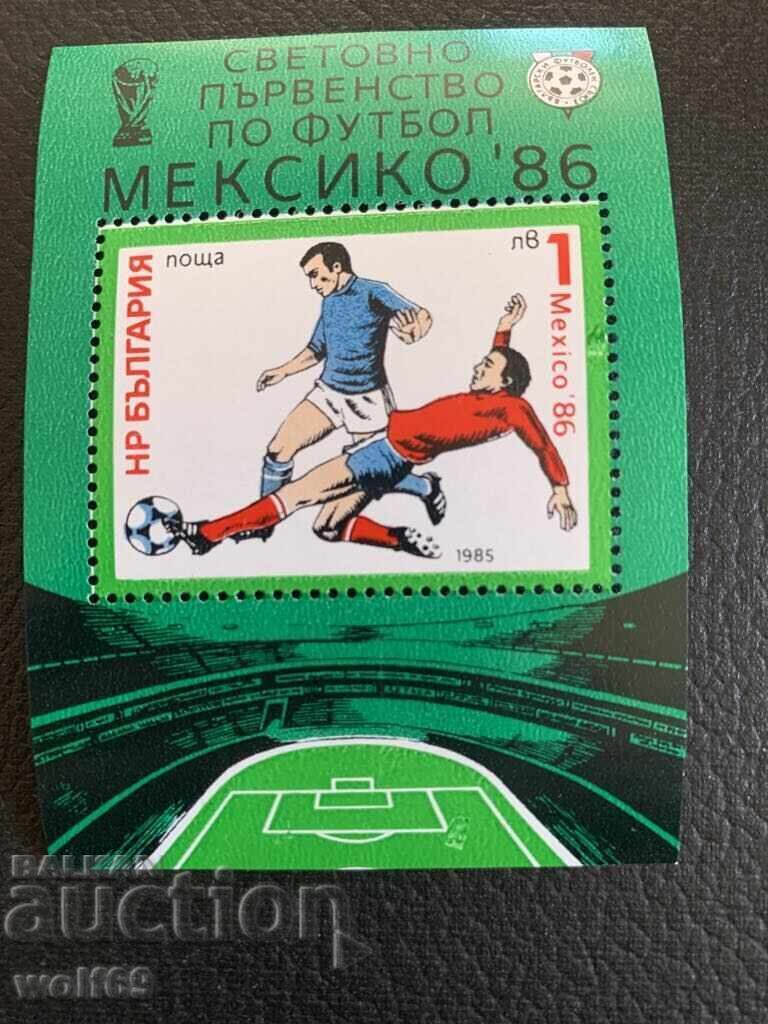Блок,марки-СП по футбол Мексико'86-1985год Блок,марки-СП по футбол Мексико'86-1985год