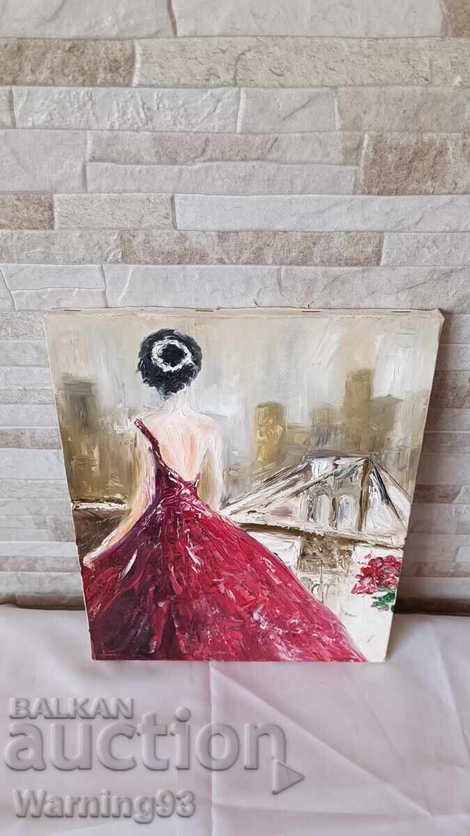 Painting "Dream" - oil on canvas - 27/33cm with price 65.00 BGN | € 33.23 Painting "Dream" - oil on canvas - 27/33cm with price 65.00 BGN | € 33.23