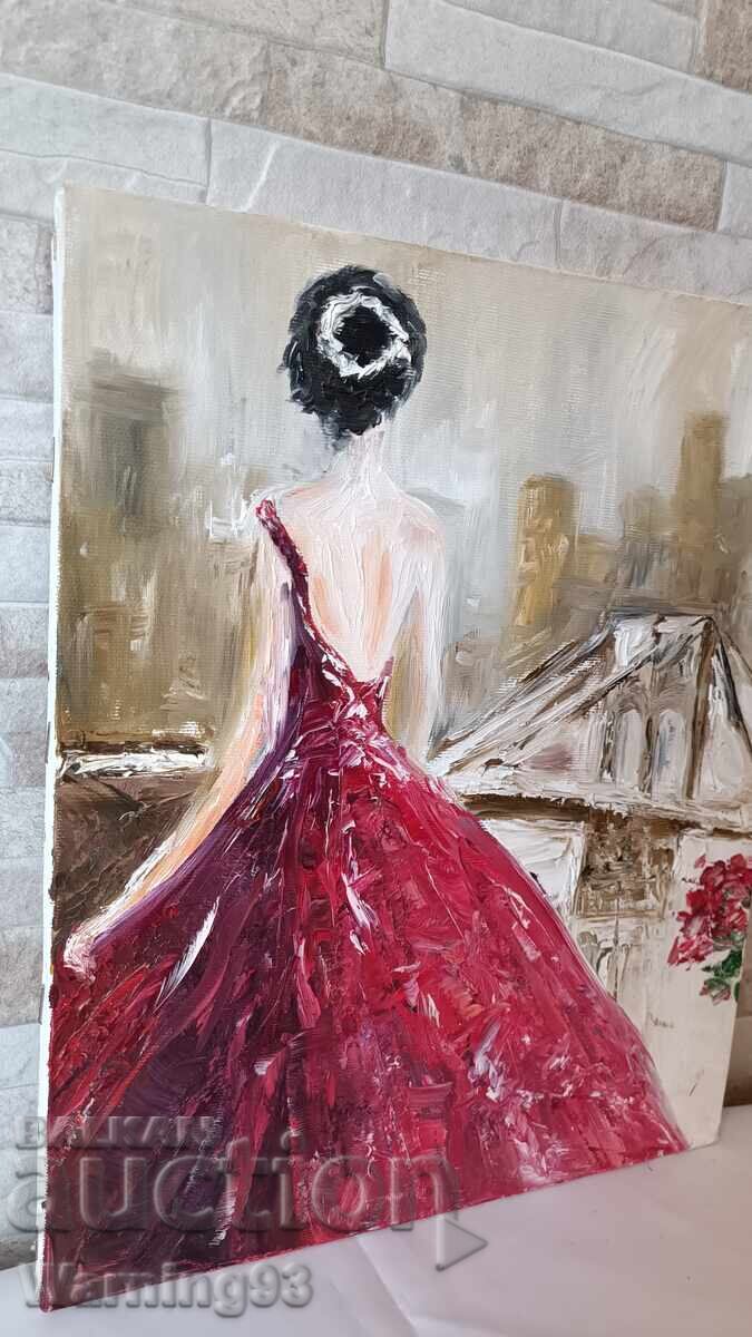 Auction Painting "Dream" - oil on canvas - 27/33cm Auction Painting "Dream" - oil on canvas - 27/33cm