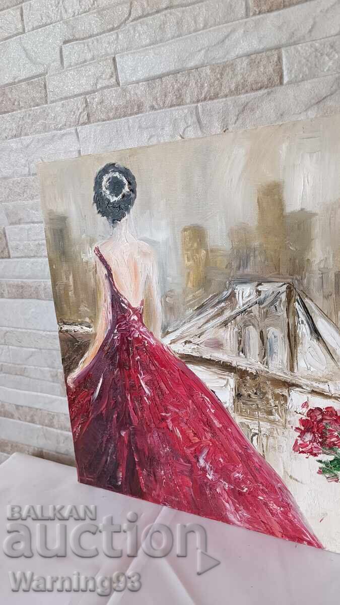 Delivery of Painting "Dream" - oil on canvas - 27/33cm Delivery of Painting "Dream" - oil on canvas - 27/33cm