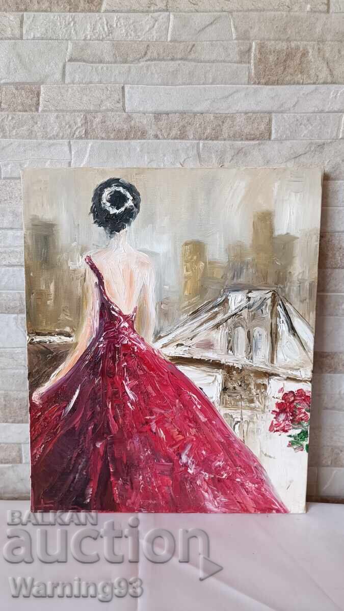 Painting "Dream" - oil on canvas - 27/33cm - 5 Painting "Dream" - oil on canvas - 27/33cm - 5