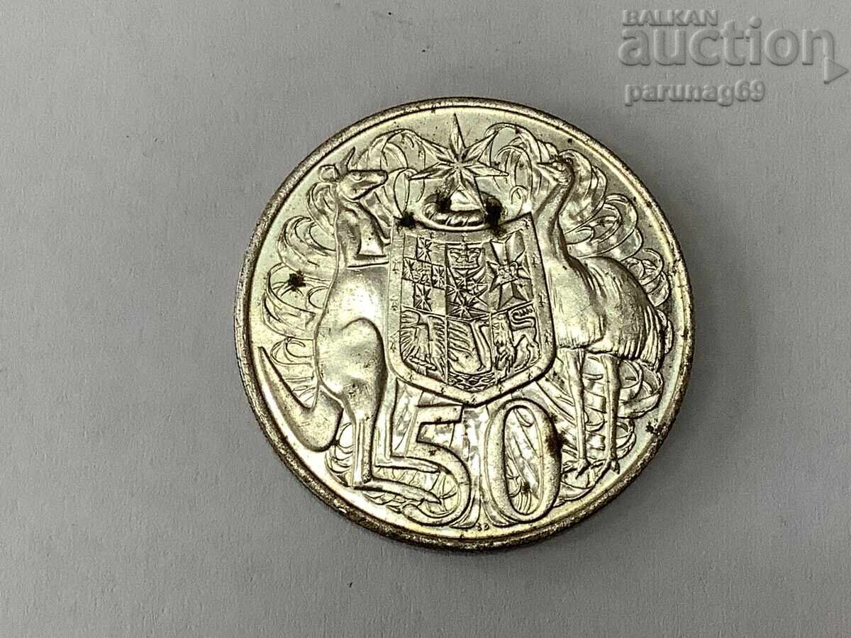 Australia 50 cents 1966 Queen Elizabeth II - Silver 0.800 Australia 50 cents 1966 Queen Elizabeth II - Silver 0.800