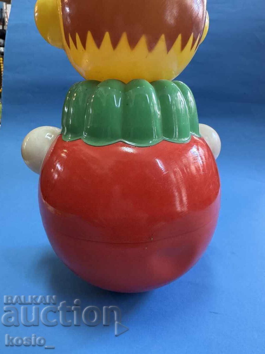 Delivery of Old Soviet toy naughty clown
