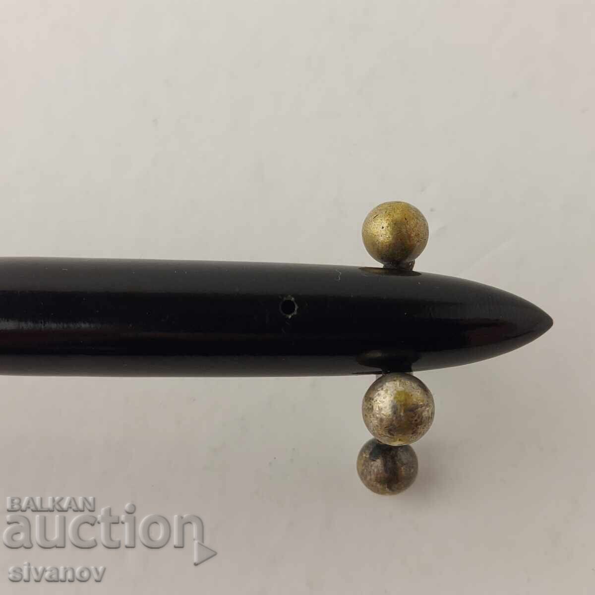 Interesting old Papyrus Bakelite and bronze pen #5801 with price 24.99 BGN | € 12.78 Interesting old Papyrus Bakelite and bronze pen #5801 with price 24.99 BGN | € 12.78