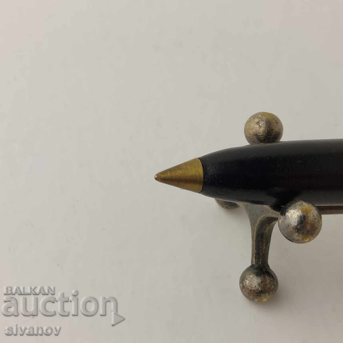 Auction Interesting old Papyrus Bakelite and bronze pen #5801 Auction Interesting old Papyrus Bakelite and bronze pen #5801