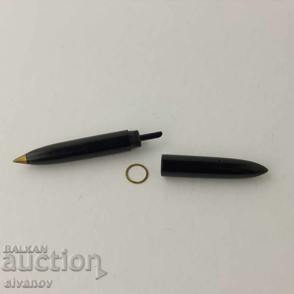 Interesting old Papyrus Bakelite and bronze pen #5801 - 5 Interesting old Papyrus Bakelite and bronze pen #5801 - 5