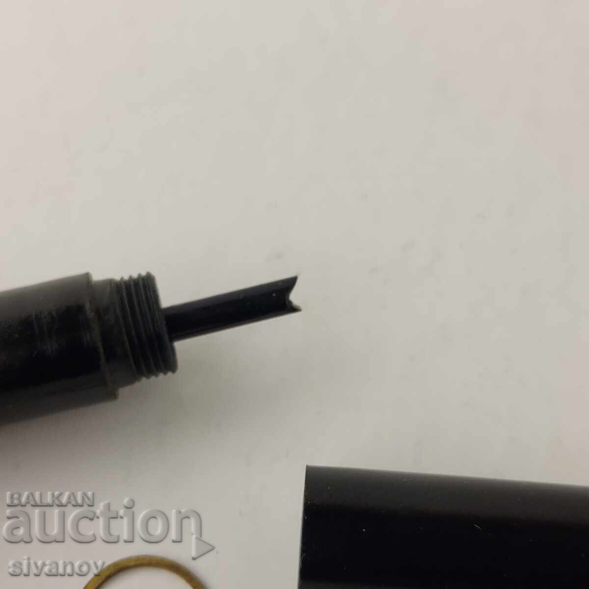 Interesting old Papyrus Bakelite and bronze pen #5801 - 6 Interesting old Papyrus Bakelite and bronze pen #5801 - 6