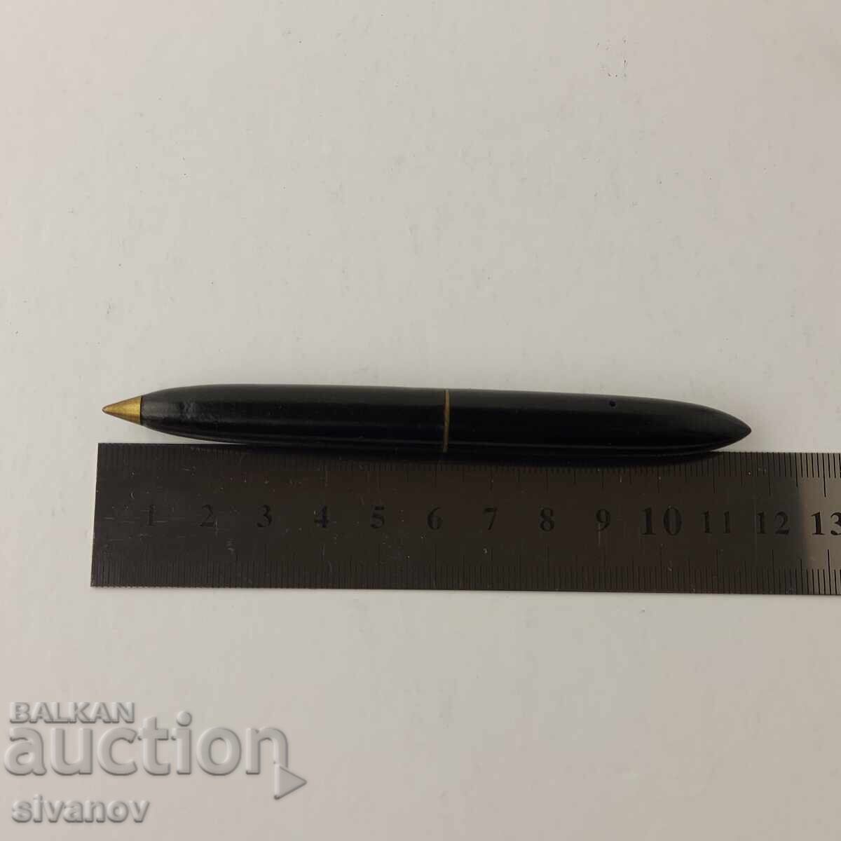 Interesting old Papyrus Bakelite and bronze pen #5801 - 7 Interesting old Papyrus Bakelite and bronze pen #5801 - 7