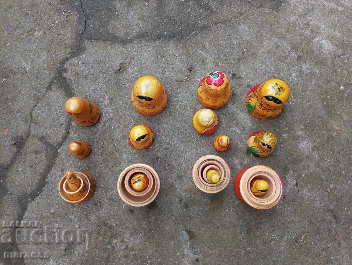 Old Soviet wooden dolls with price 33.00 BGN | € 16.87 Old Soviet wooden dolls with price 33.00 BGN | € 16.87