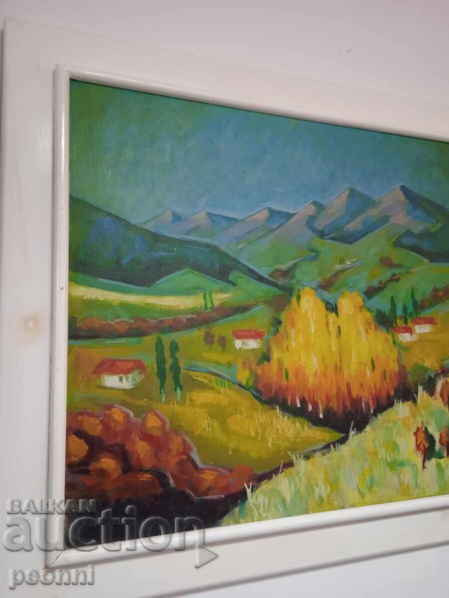 Auction  Old painting by the famous Kyustendil artist Ivan Penev