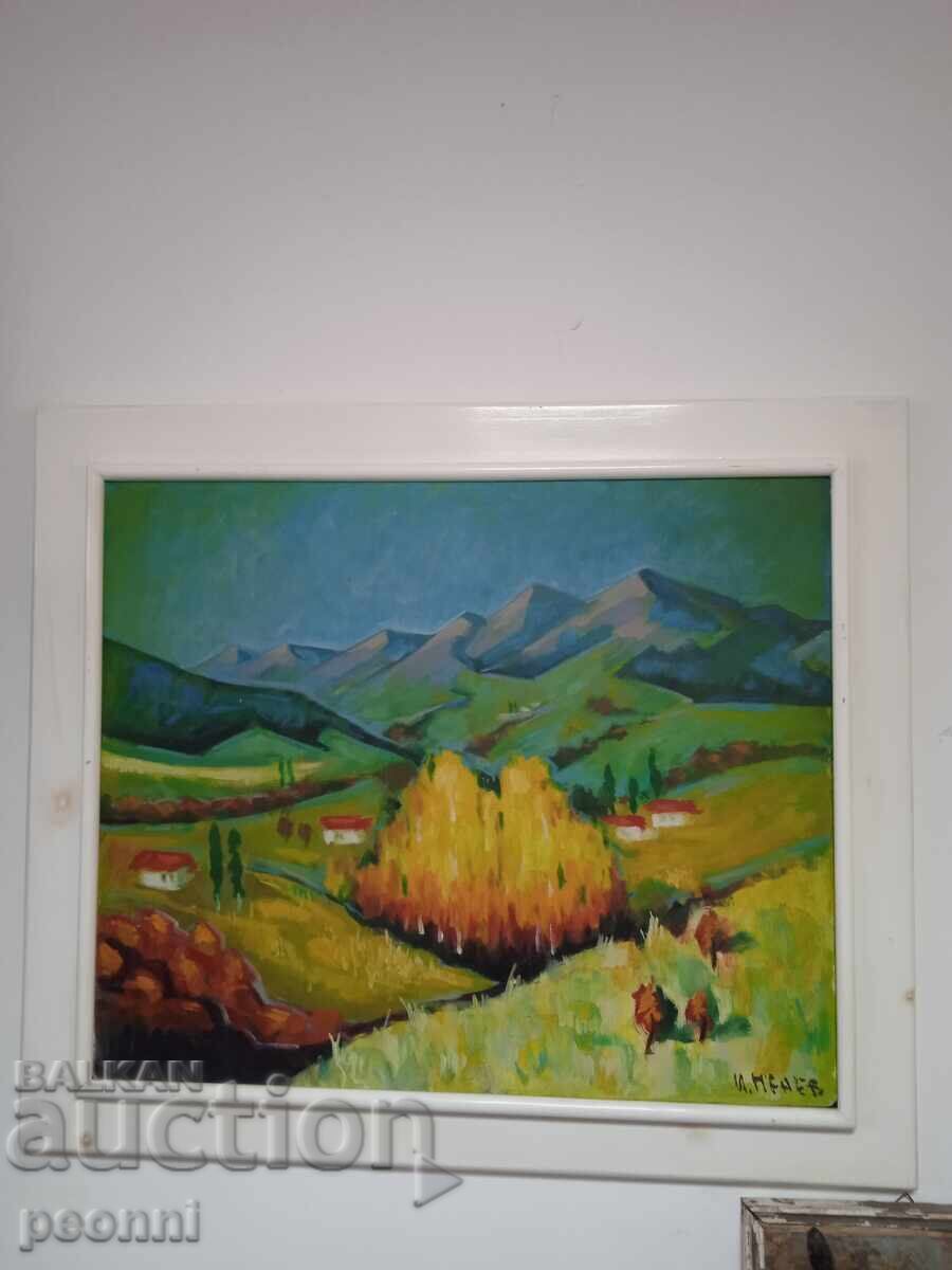 Old painting by the famous Kyustendil artist Ivan Penev