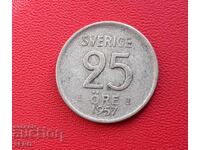 Sweden-25 yore 1957-silver