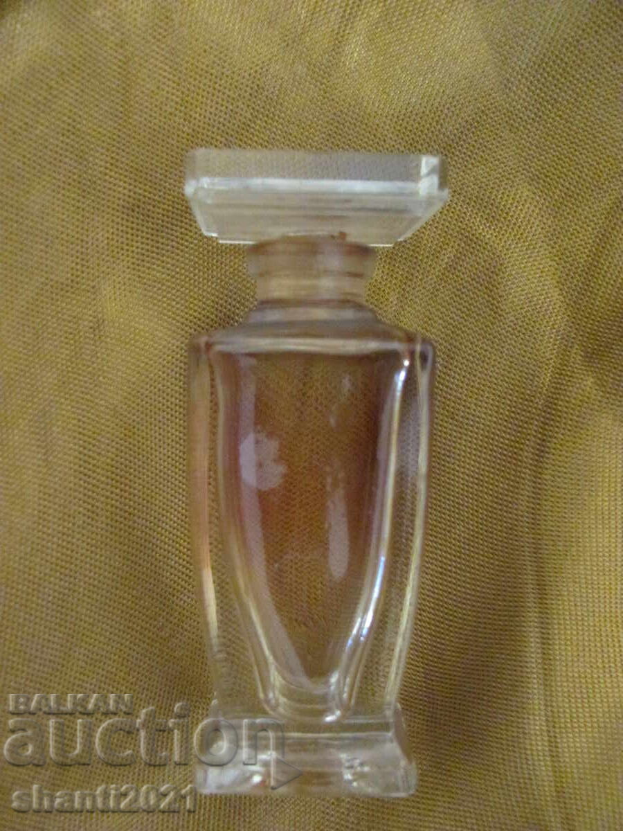 Old glass perfume bottle
