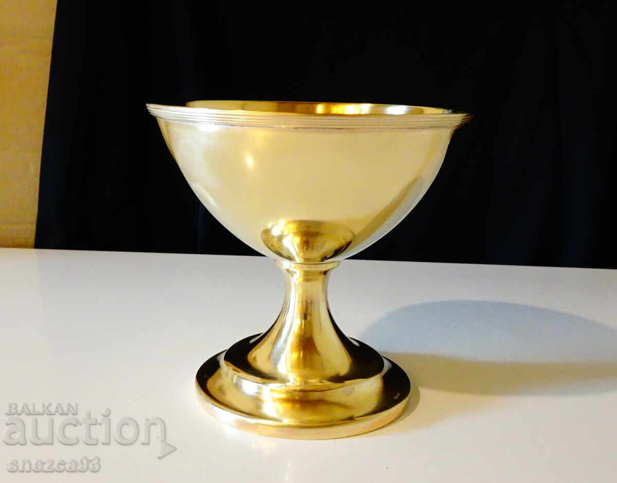 Auction Bronze goblet, wine glass 400 ml., marked Auction Bronze goblet, wine glass 400 ml., marked