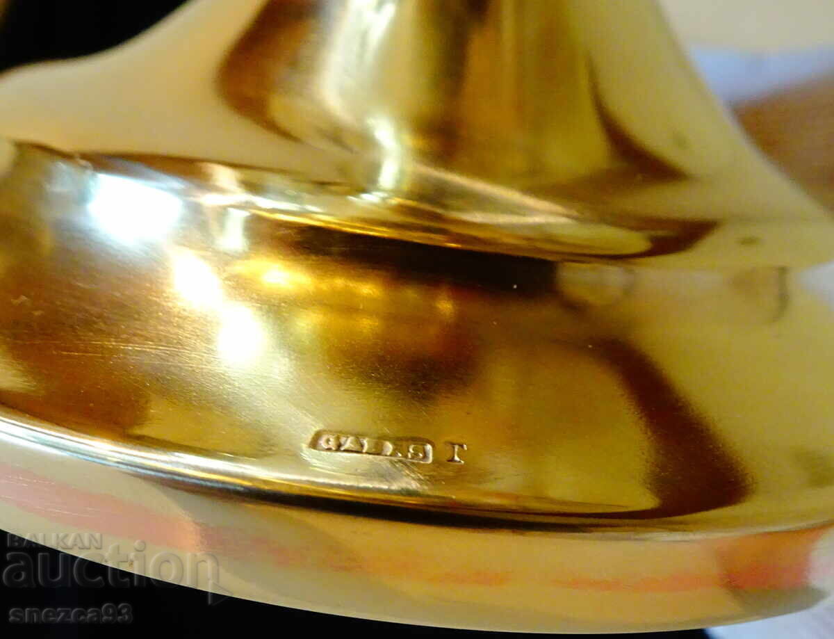 Bronze goblet, wine glass 400 ml., marked - 5 Bronze goblet, wine glass 400 ml., marked - 5