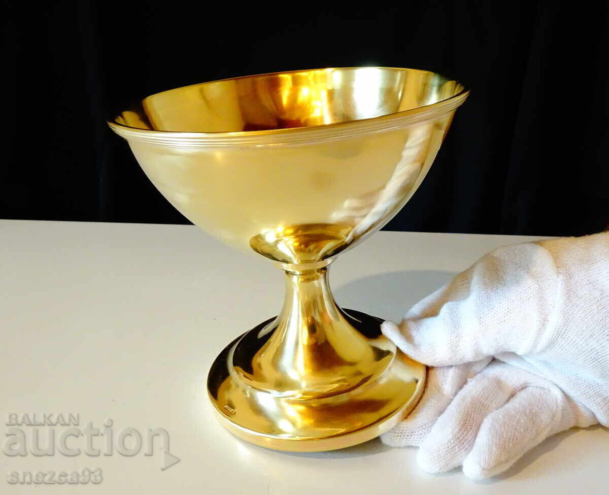 Bronze goblet, wine glass 400 ml., marked - 6 Bronze goblet, wine glass 400 ml., marked - 6