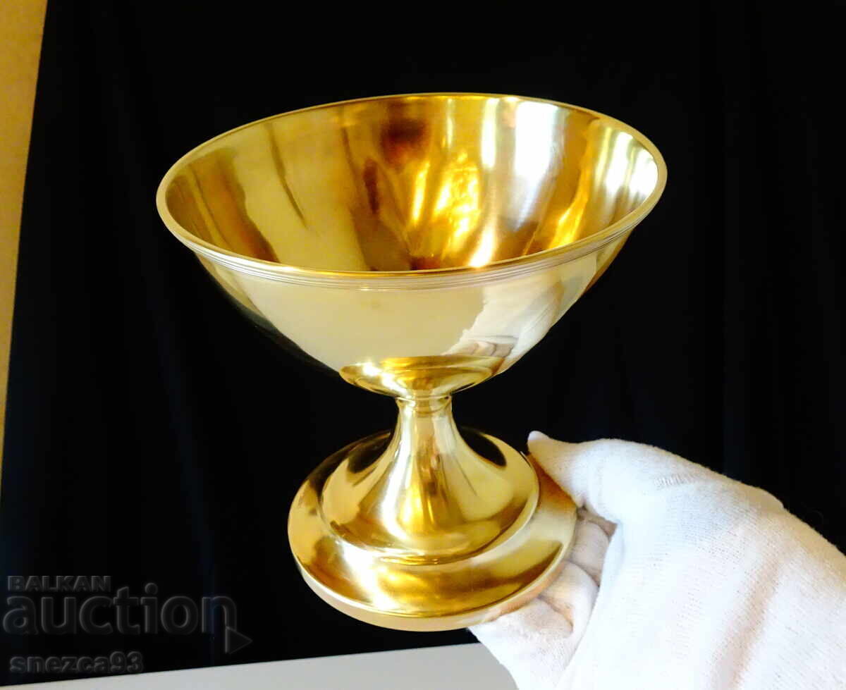 Bronze goblet, wine glass 400 ml., marked Bronze goblet, wine glass 400 ml., marked