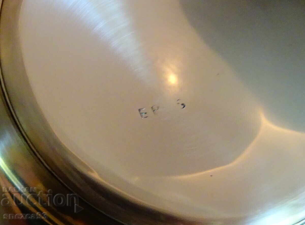 British bronze ice bucket, ice pail, jug, marked - 6 British bronze ice bucket, ice pail, jug, marked - 6