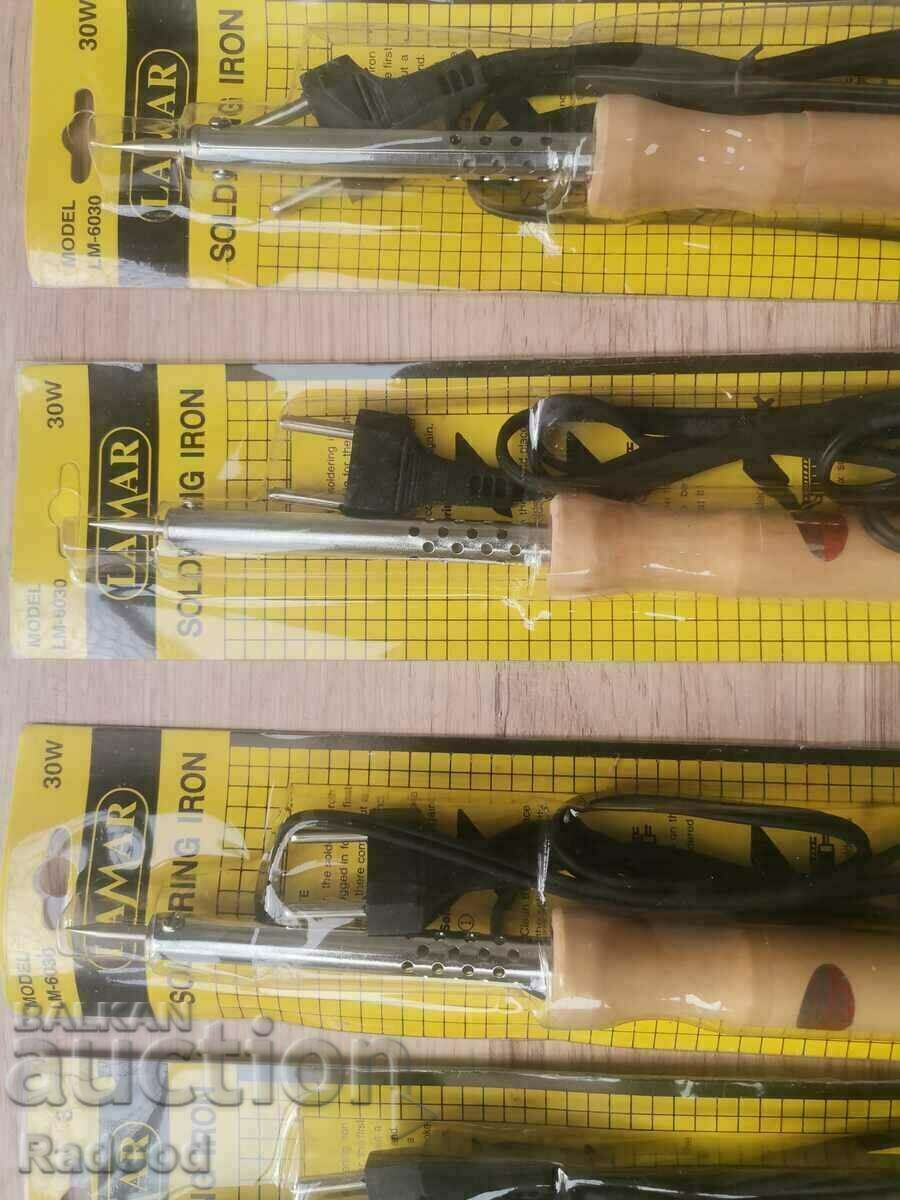 5 new soldering irons with price 25.00 BGN | € 12.78 5 new soldering irons with price 25.00 BGN | € 12.78