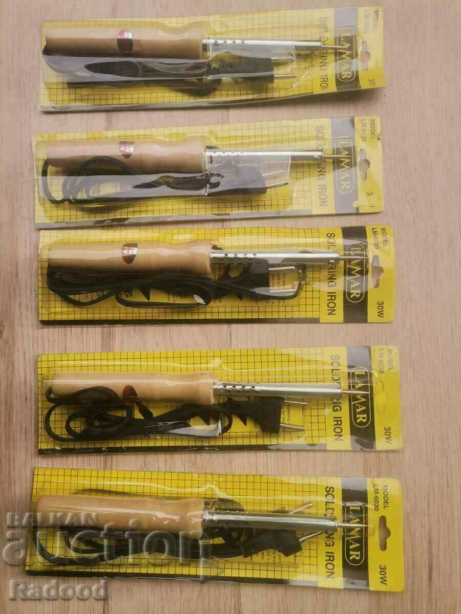 Auction 5 new soldering irons Auction 5 new soldering irons