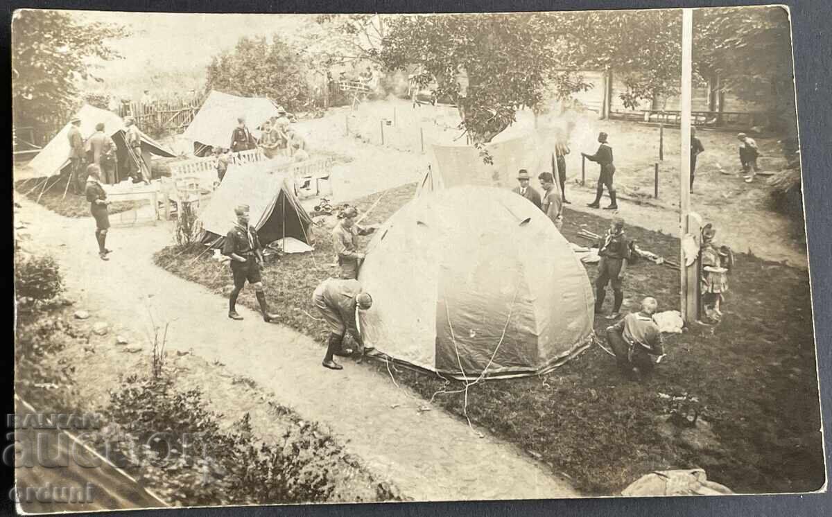 4835 Πρόσκοποι του Βασιλείου της Βουλγαρίας χτίζουν μια κατασκήνωση 20s 4835 Πρόσκοποι του Βασιλείου της Βουλγαρίας χτίζουν μια κατασκήνωση 20s