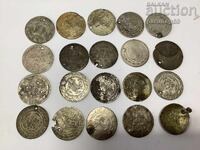 Ottoman Turkey LOT 20 pieces of silver coins for jewelry