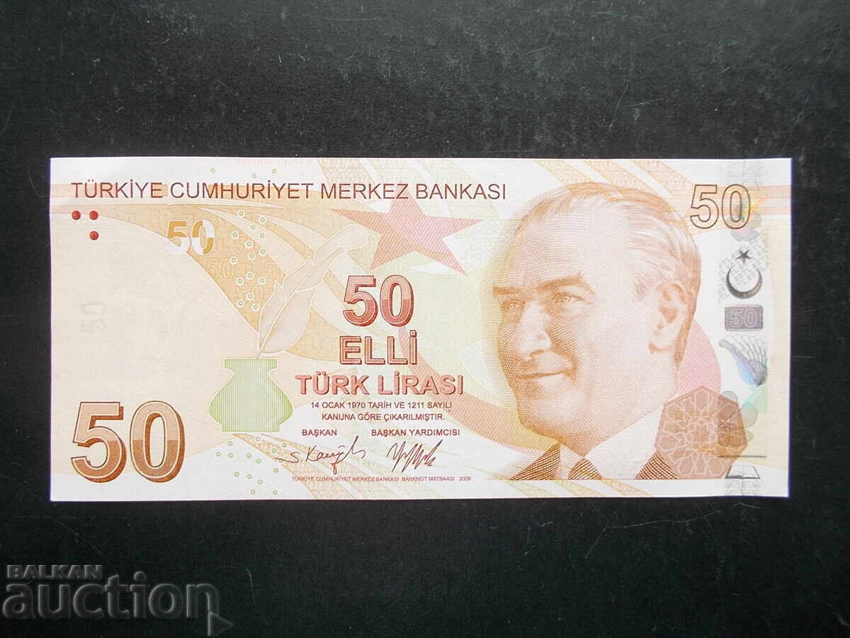 TURKEY, 50 lira, UNC- TURKEY, 50 lira, UNC-