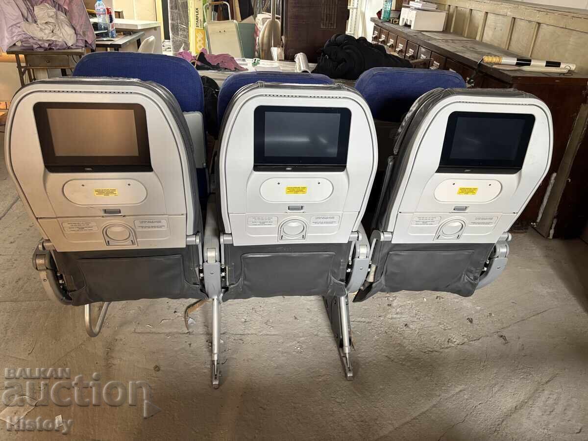 Καθίσματα αεροπλάνου από το AirBus A320 - 5 Καθίσματα αεροπλάνου από το AirBus A320 - 5