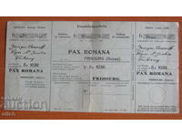 1934 cupon Pax Romana Elvetia