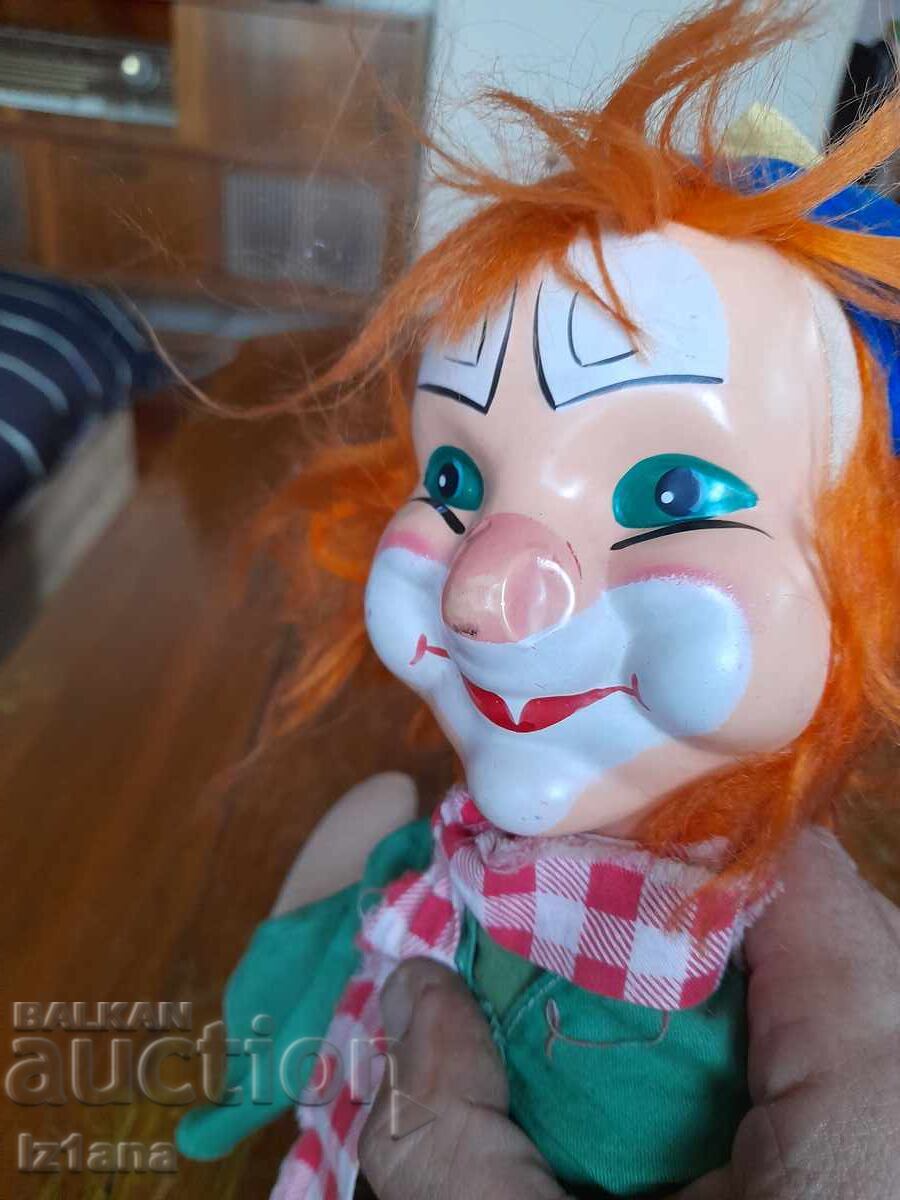 Auction Old doll, clown Auction Old doll, clown