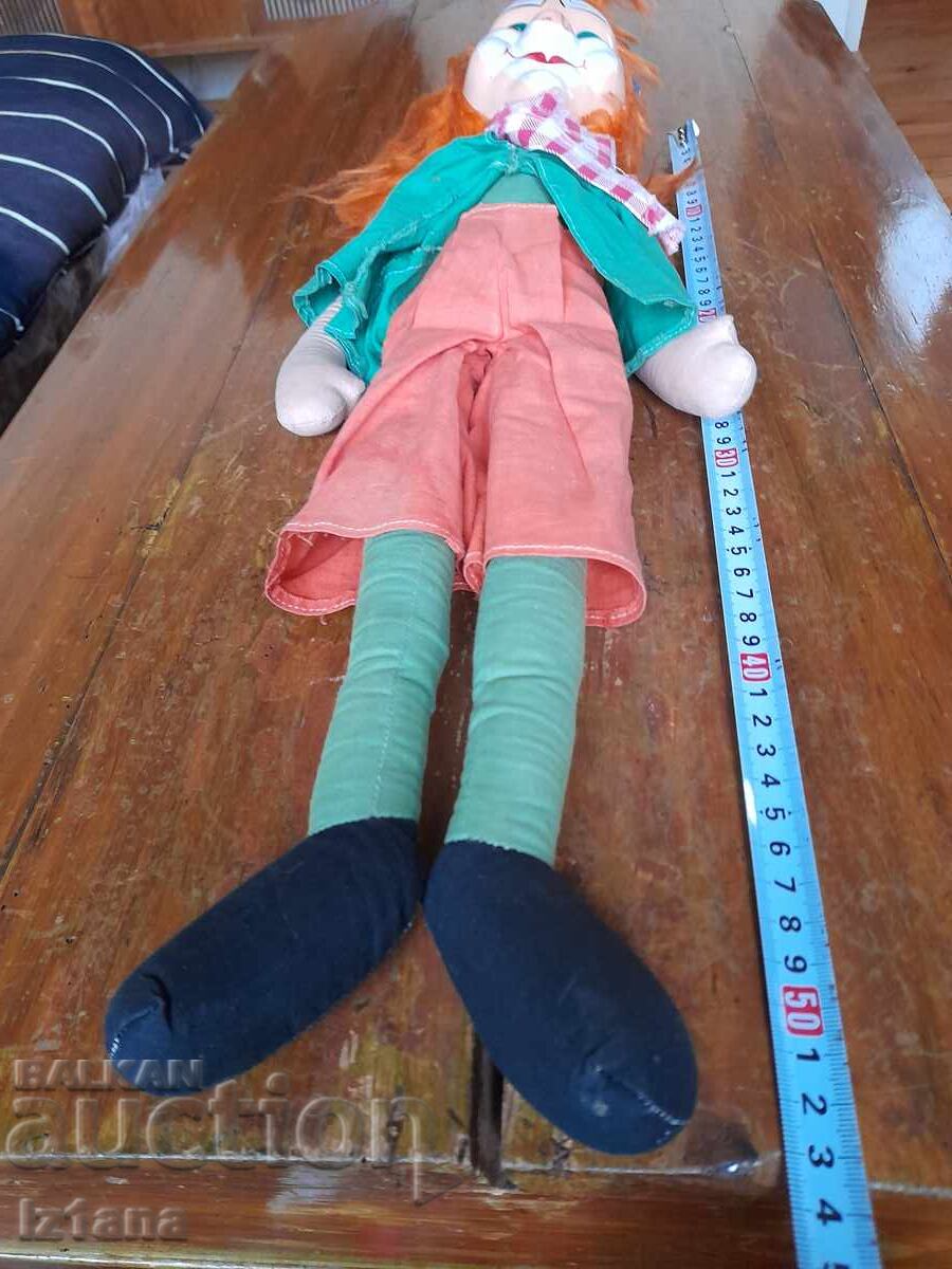 Old doll, clown - 5 Old doll, clown - 5