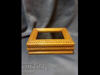 MASSIVE LARGE JEWELRY BOX, WOOD CARVING