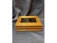 MASSIVE LARGE JEWELRY BOX, WOOD CARVING