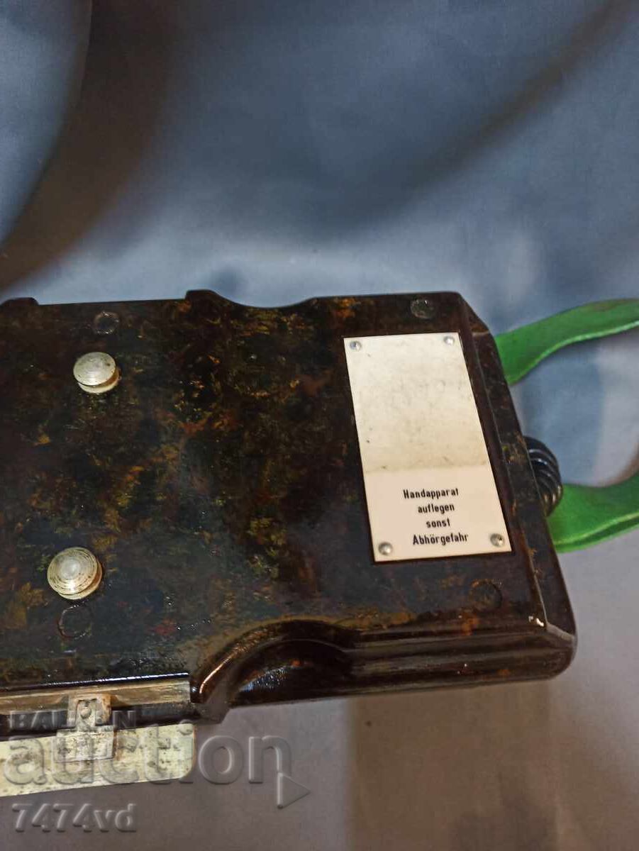 Delivery of Military field telephone - VEB FUNKWERK KÖLLEDА - FF63M, bakelite Delivery of Military field telephone - VEB FUNKWERK KÖLLEDА - FF63M, bakelite