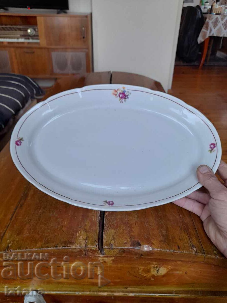 Old porcelain plate, plate with price 32.00 BGN | € 16.36 Old porcelain plate, plate with price 32.00 BGN | € 16.36