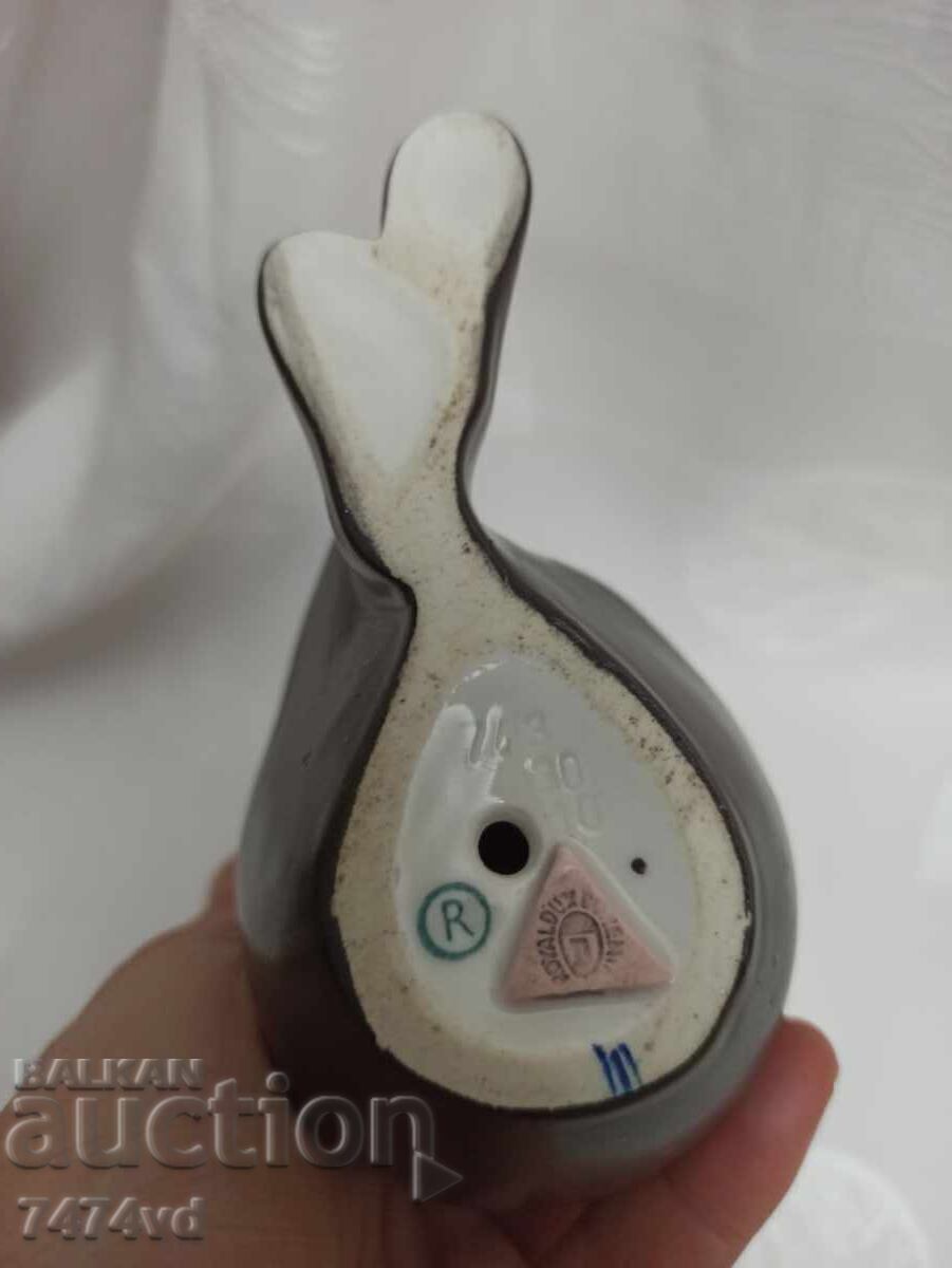 РЯДКА  ЧЕРНА ПОРЦЕЛАНОВА ПЛАСТИКА  ГОЛА ЖЕНА -ROYAL DUX ! - 6