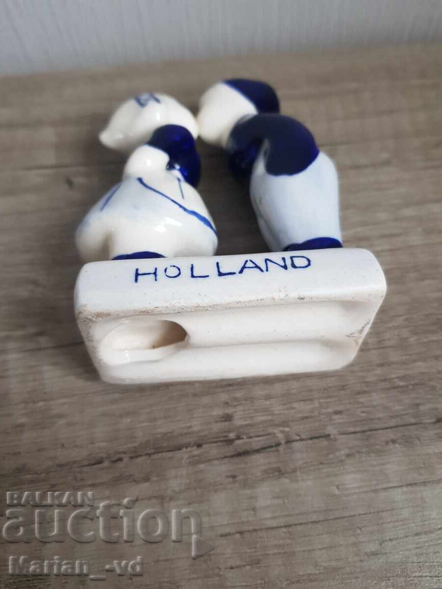 Porcelain figurine of a kissing girl and boy - Netherlands - 6 Porcelain figurine of a kissing girl and boy - Netherlands - 6