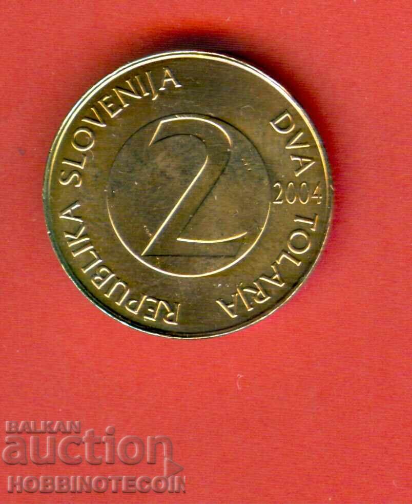 SLOVENIA SLOVENIA 2 Tolar Swallow issue 2004 NEW UNC with price 0.99 BGN | € 0.51