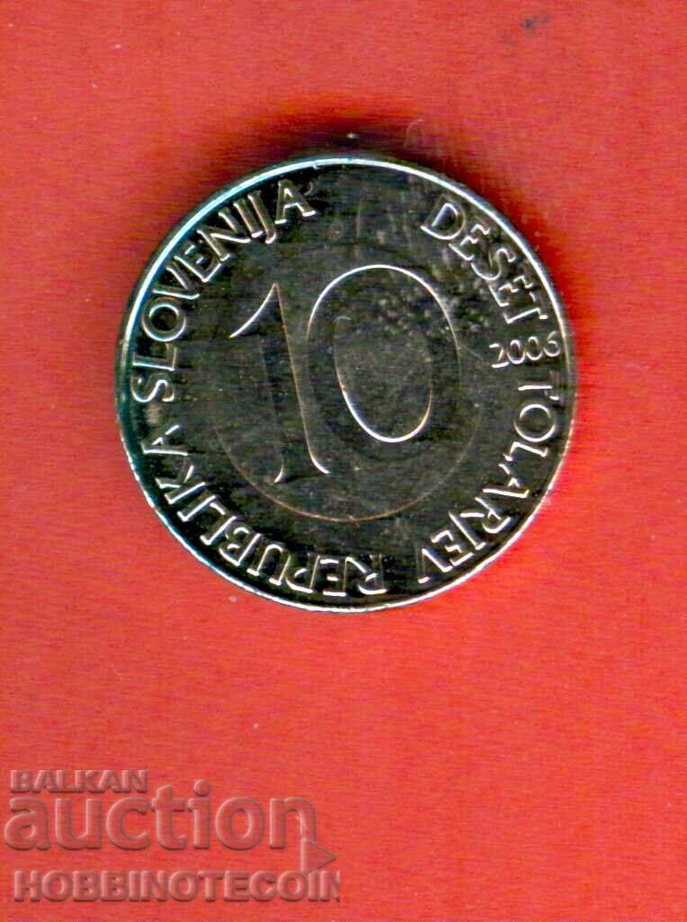 SLOVENIA SLOVENIA 10 Tolar issue 2006 NEW UNC with price 1.99 BGN | € 1.02 SLOVENIA SLOVENIA 10 Tolar issue 2006 NEW UNC with price 1.99 BGN | € 1.02